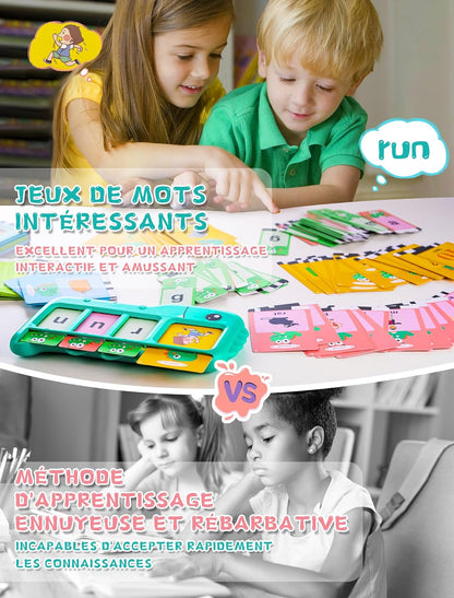 Jeu d’orthographe interactif: 110 Cartes Montessori Parlantes en Anglais "Vert"
